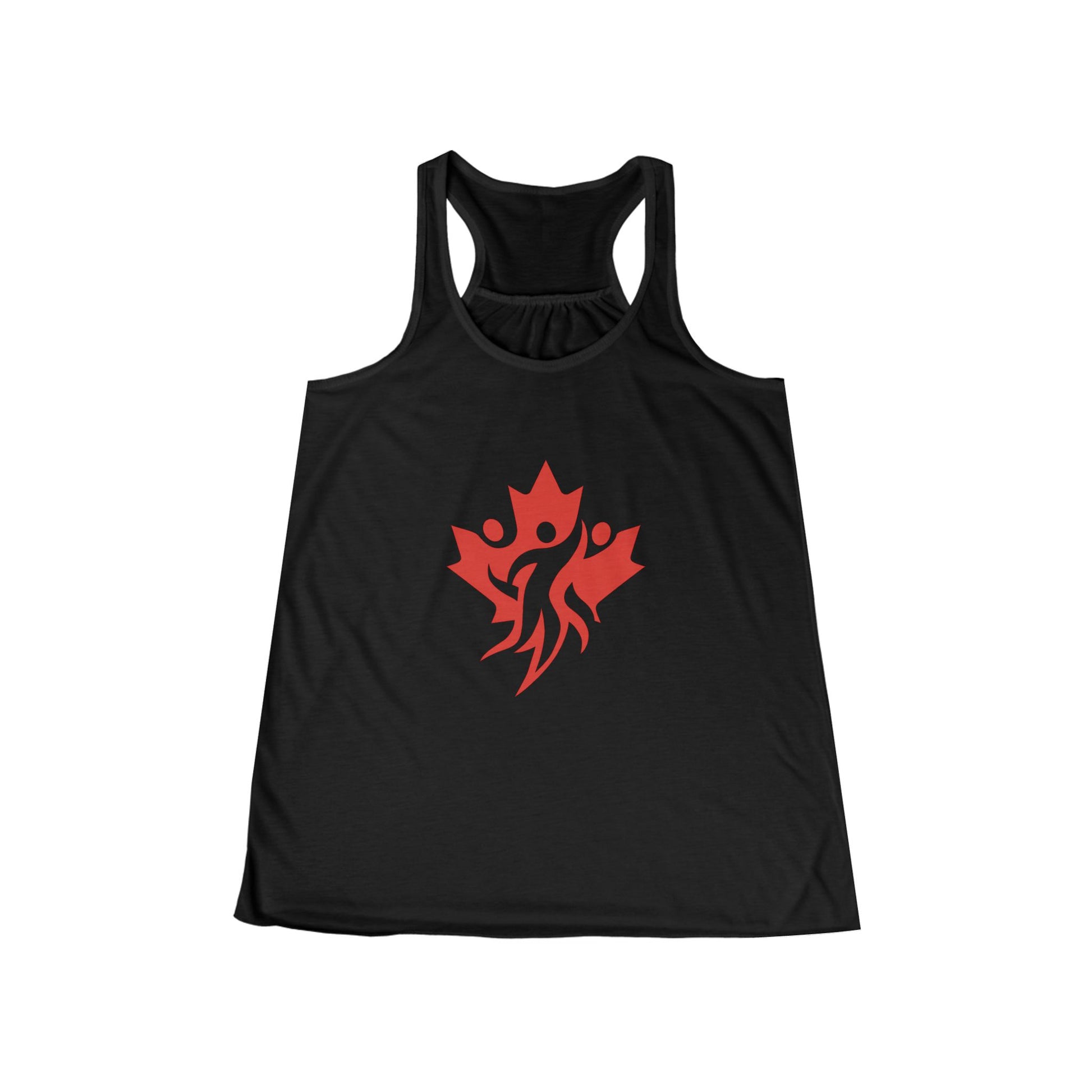 Women's Flowy Racerback Tank - Canada Day Celebration - OneLoveCanada