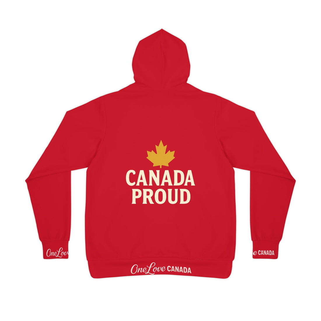 Canada Proud Athletic Hoodie - One Love Canada - OneLoveCanada