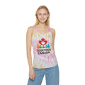 One Love Canada Tie Dye Racerback Tank Top, Summer Fashion - OneLoveCanada