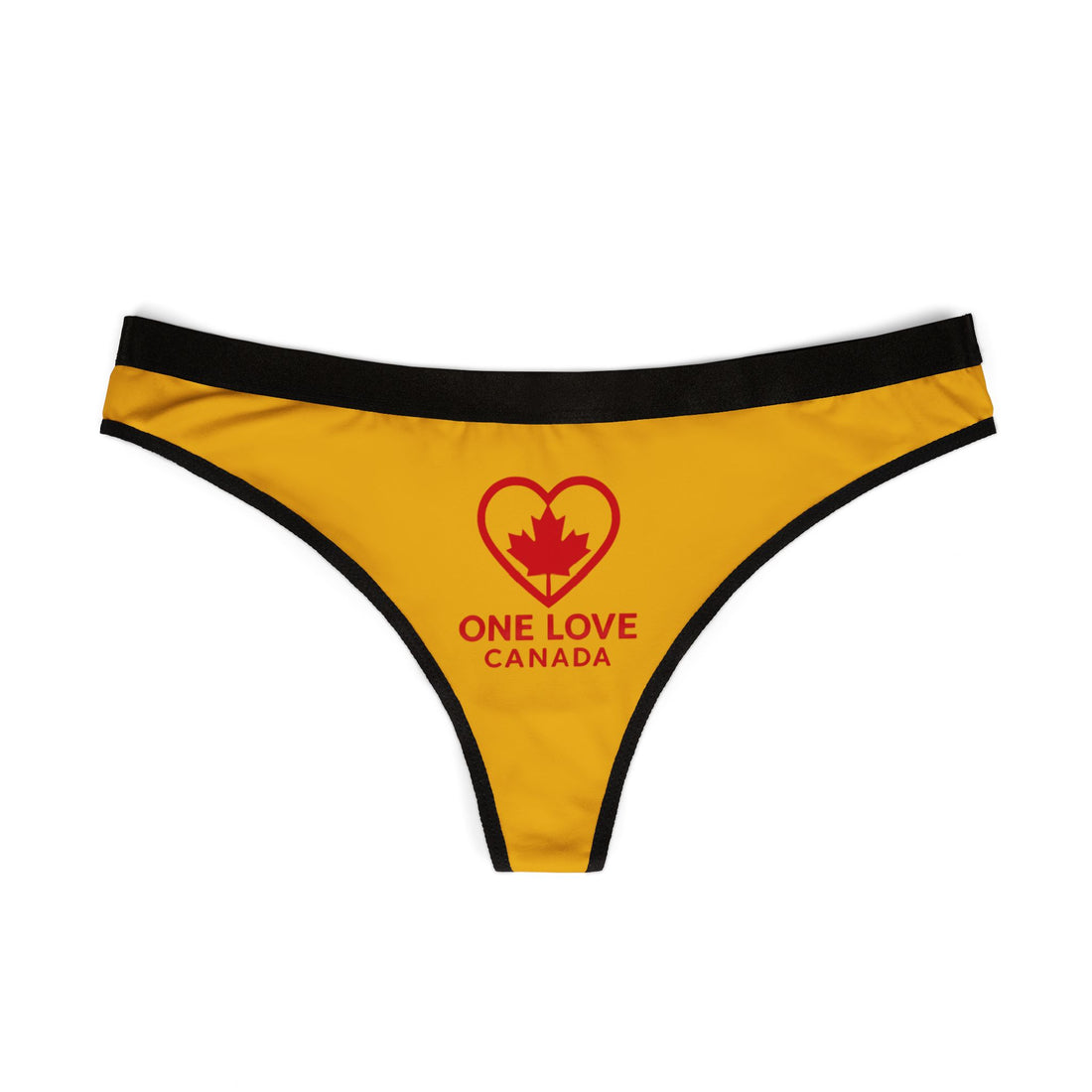 Women's Thongs with 'One Love Canada' Design - OneLoveCanada