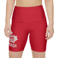 Red Canada Women's Workout Shorts - OneLoveCanada