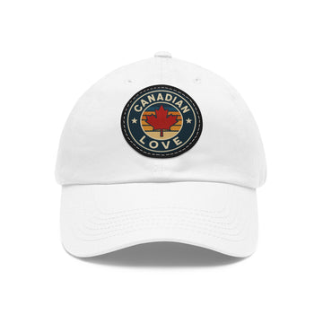 Canadian Love Dad Hat | Stylish Adjustable Cap for Fathers - OneLoveCanada