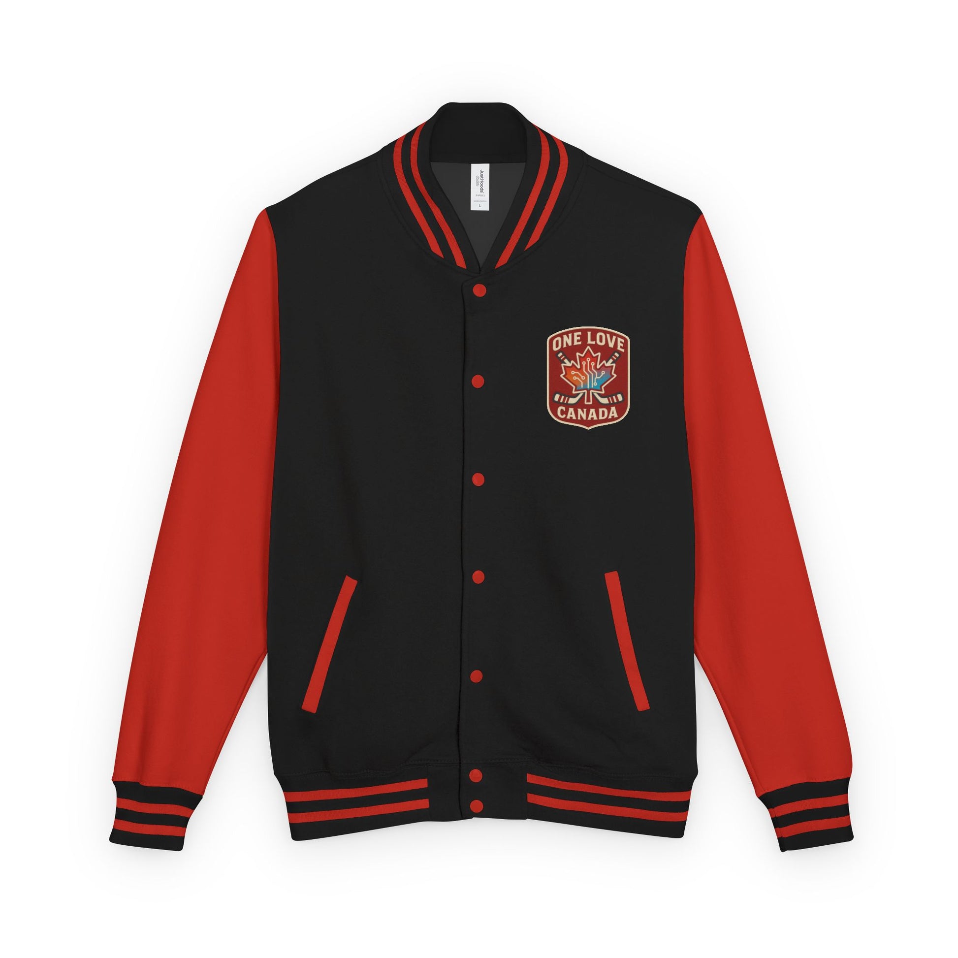 Unisex Heavyweight Letterman Jacket - One Love Canada, Casual Sportswear - OneLoveCanada