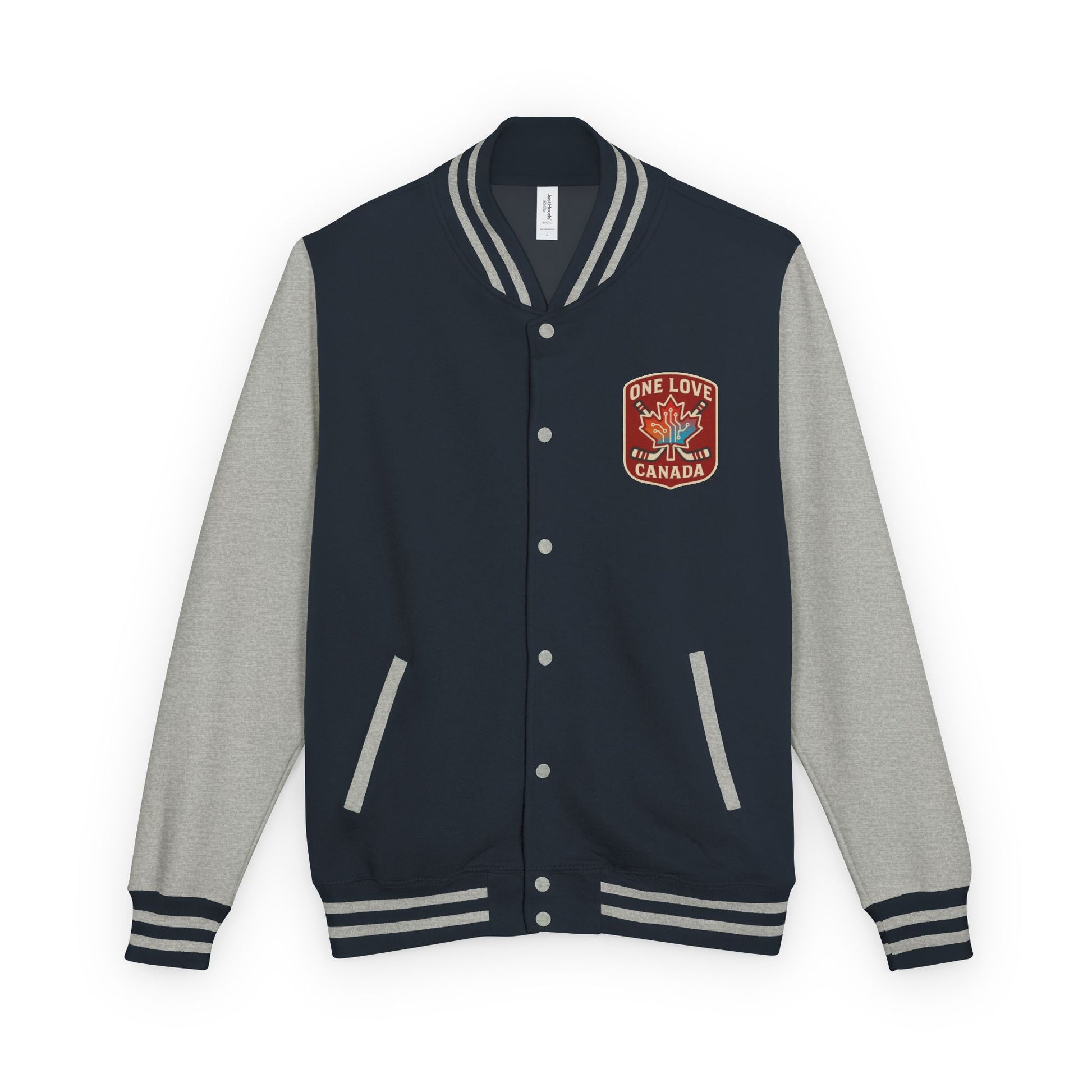 Unisex Heavyweight Letterman Jacket - One Love Canada, Casual Sportswear - OneLoveCanada