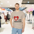 Canada Love T-shirt, I Love Canadians Tee, Unisex Canadian Pride Shirt - OneLoveCanada