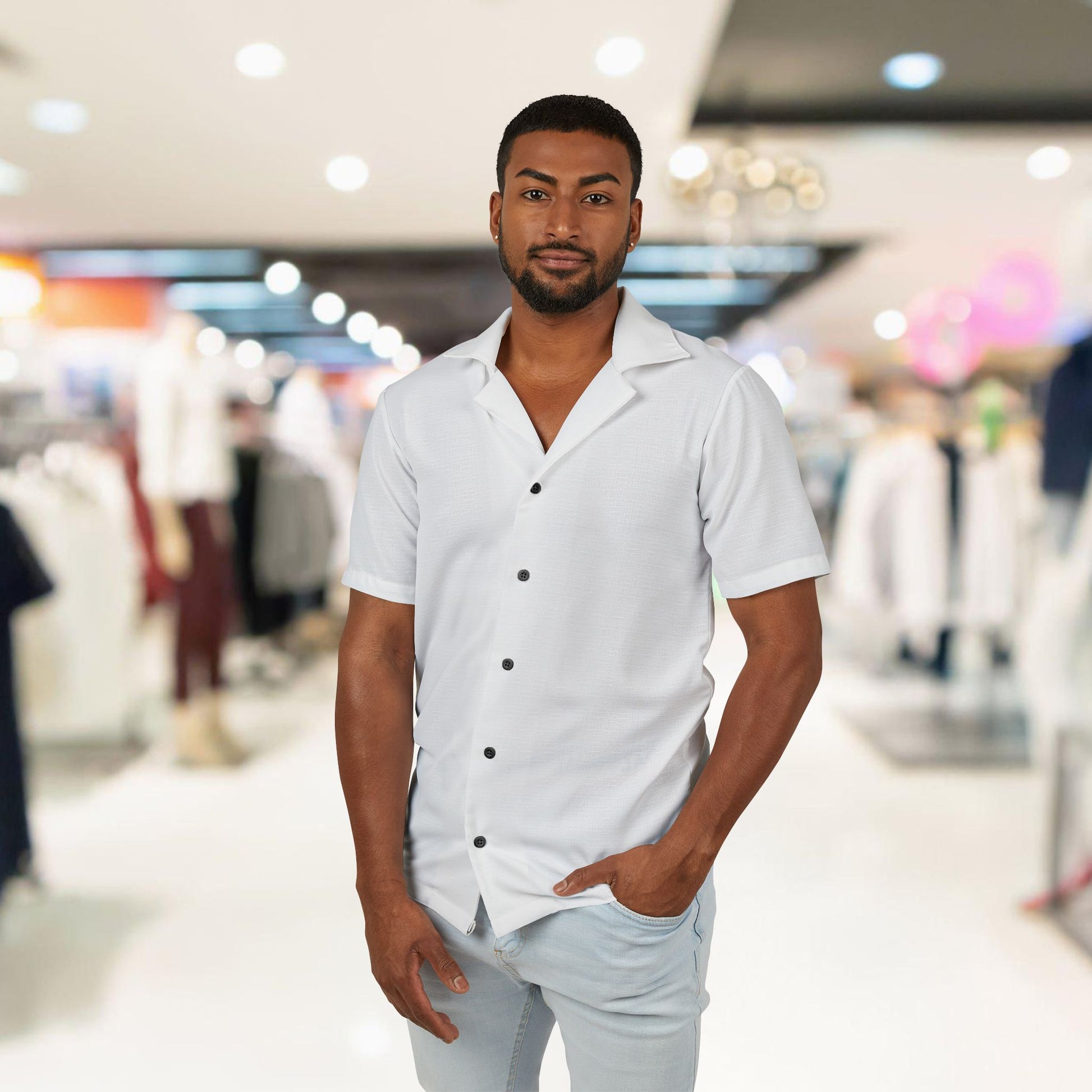 Men's Hawaiian Camp Shirt (AOP) - OneLoveCanada