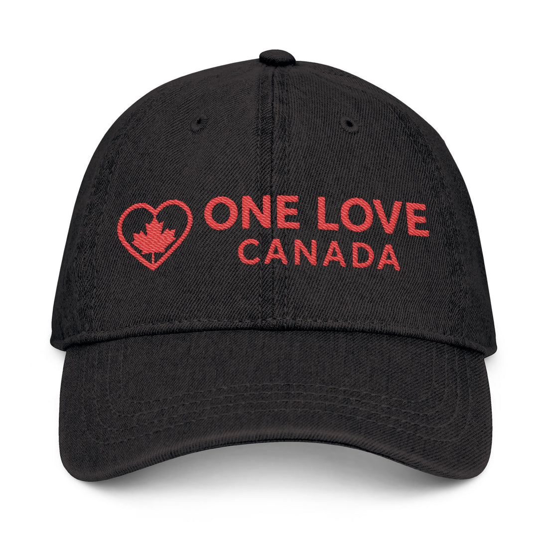 Embroidered Denim Hat - One Love Canada - OneLoveCanada
