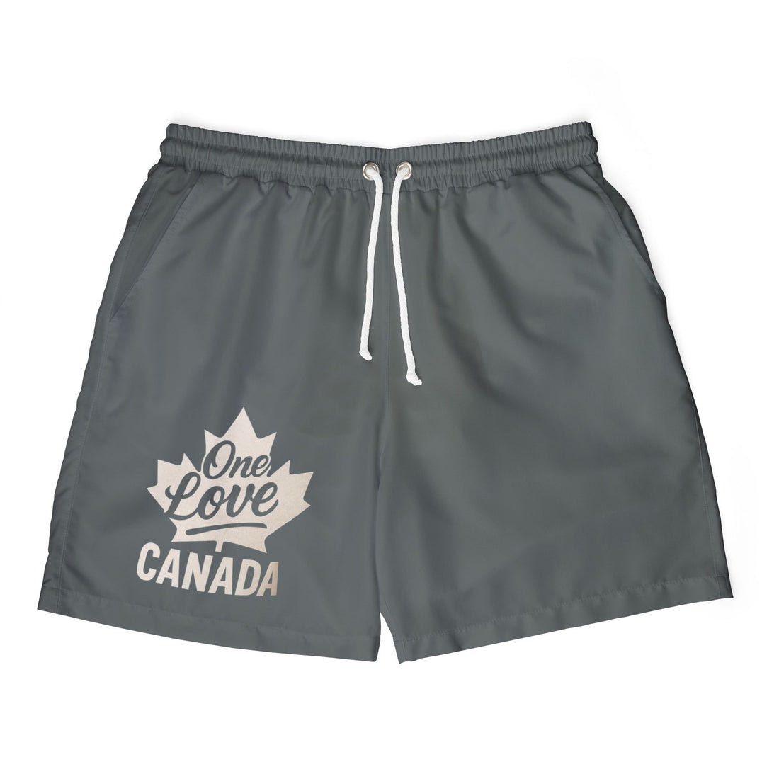 Canadian Love Unisex Swim Shorts, Beachwear - OneLoveCanada