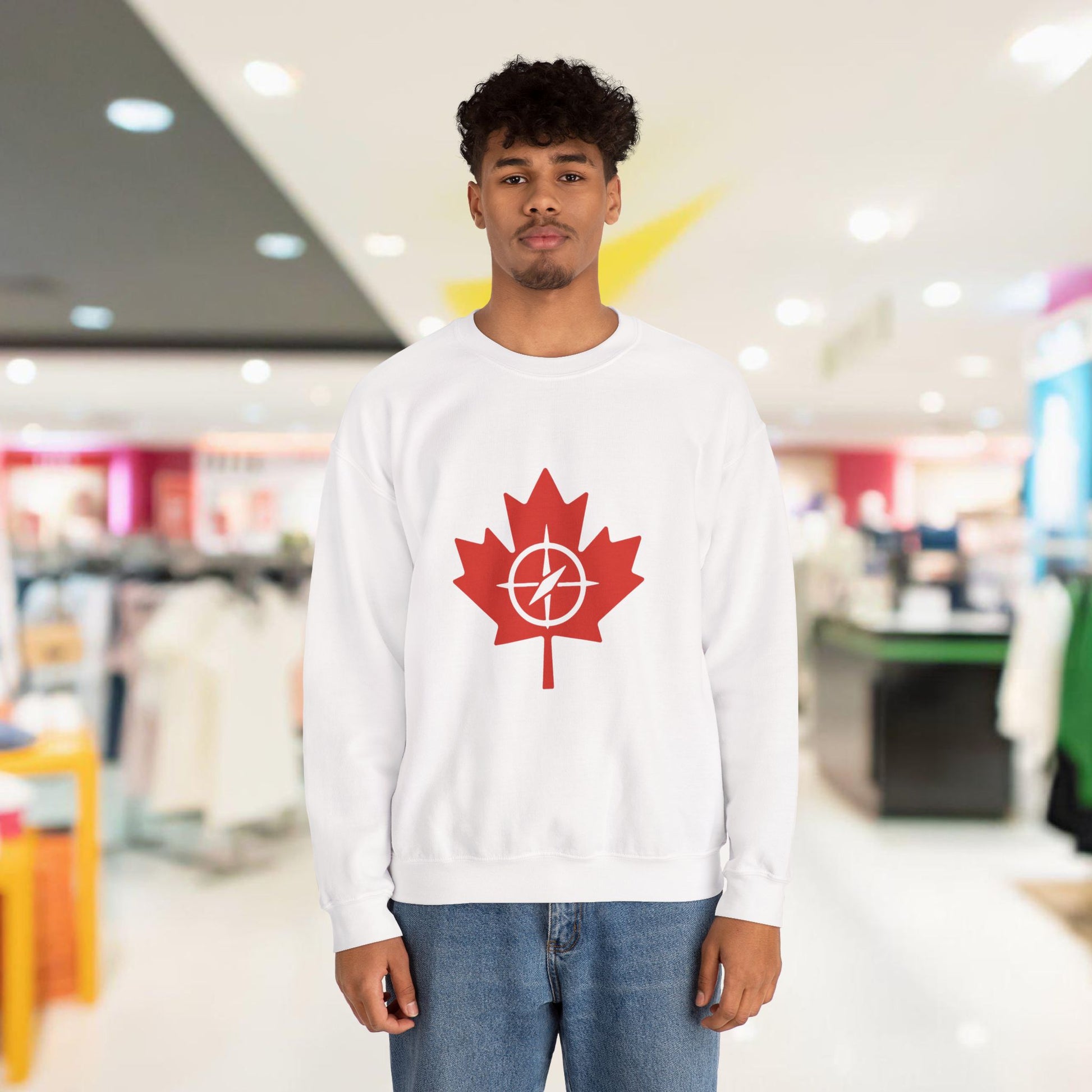 Canada Maple Leaf Sweatshirt | Cozy Unisex Crewneck - OneLoveCanada