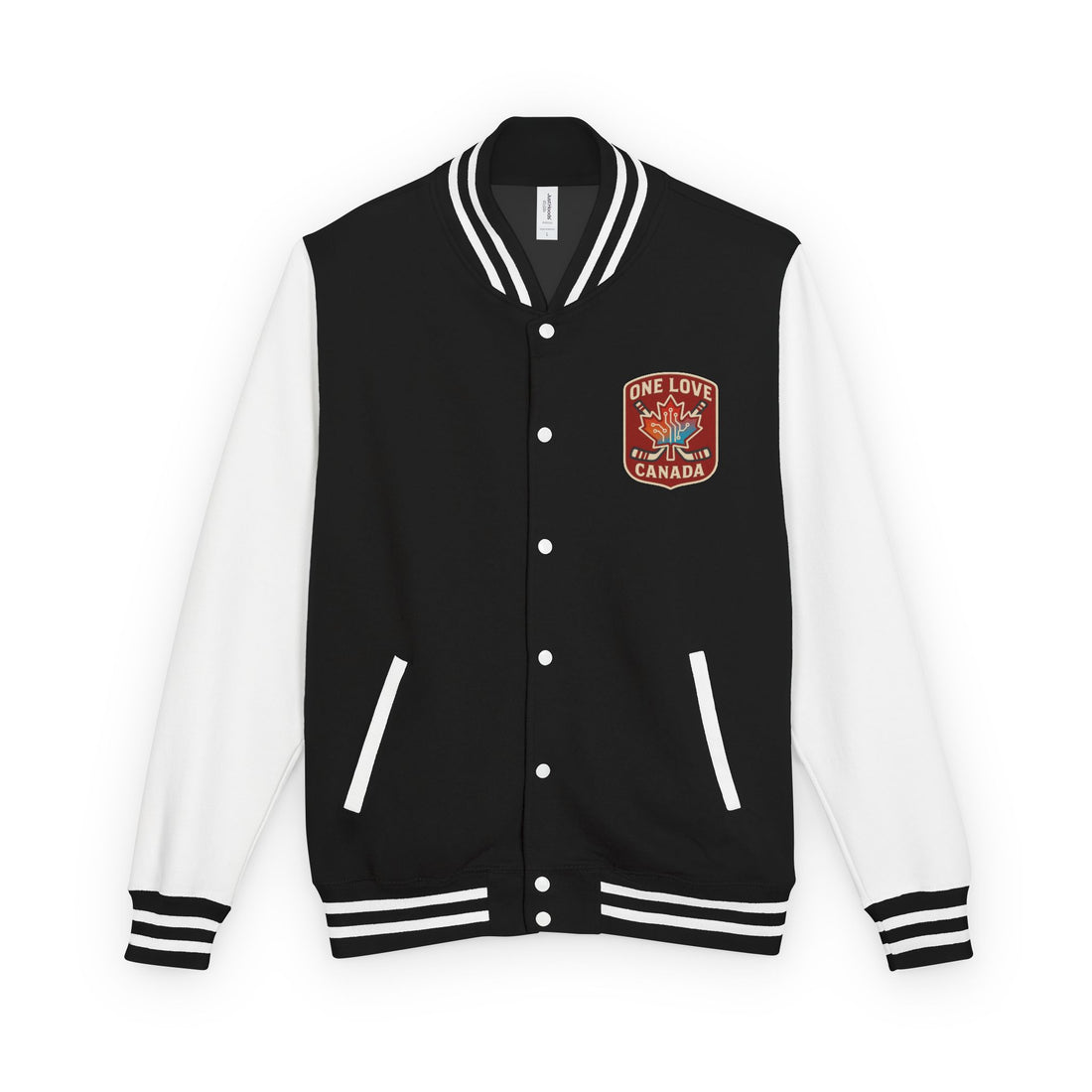 Unisex Heavyweight Letterman Jacket - One Love Canada, Casual Sportswear - OneLoveCanada
