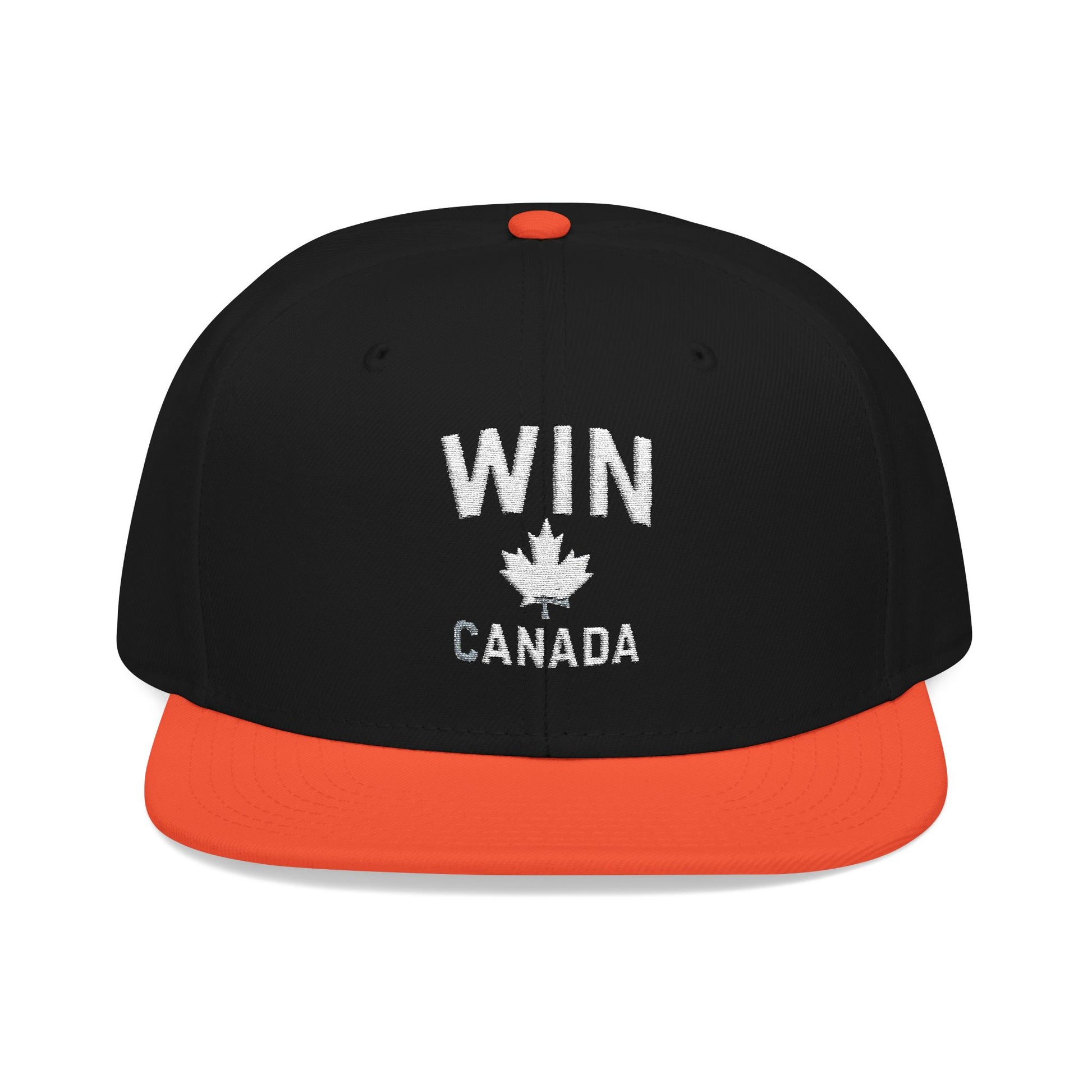 Canadian Pride Snapback Hat | WIN Canada Embroidered Cap - OneLoveCanada