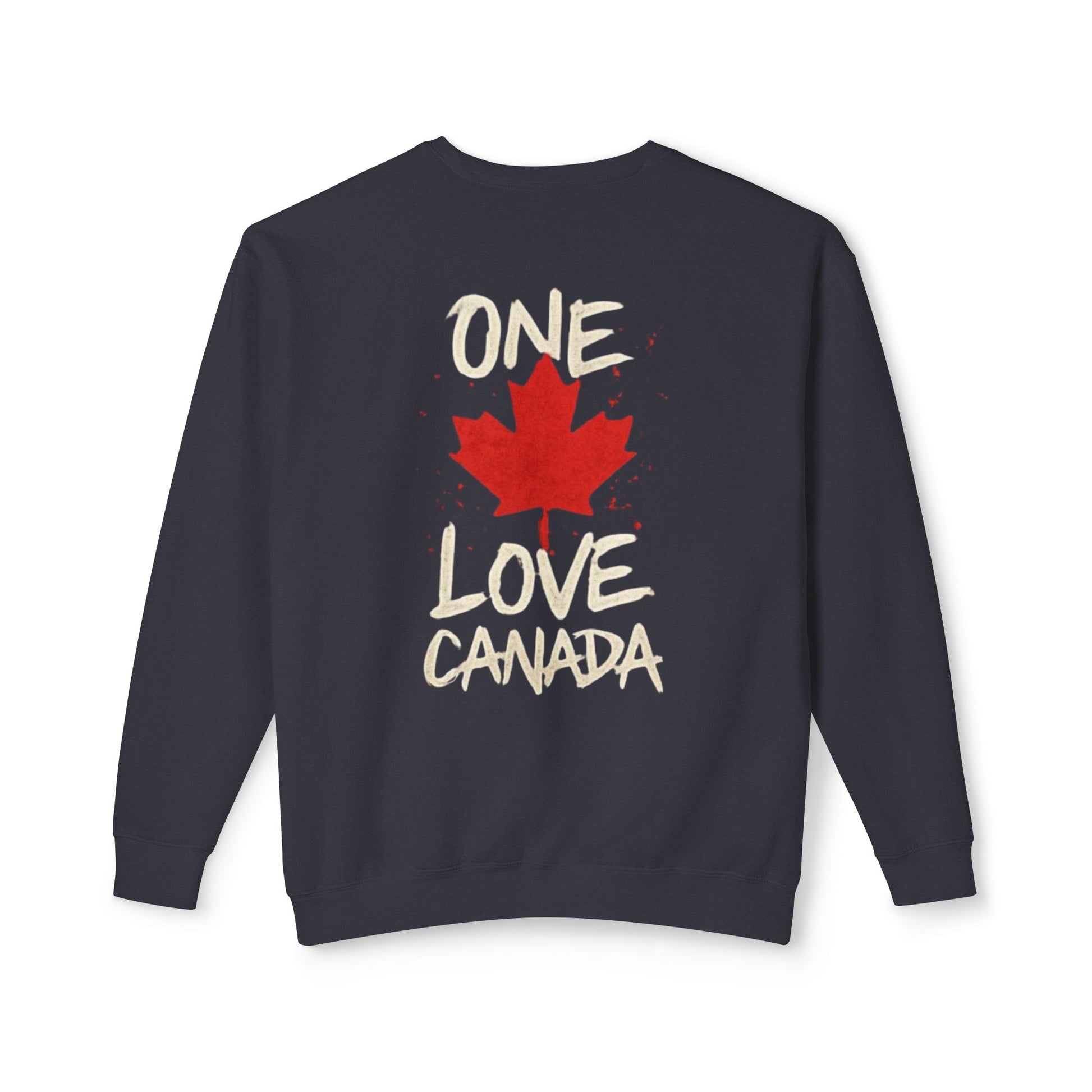 One Love Canada Unisex Lightweight Crewneck Sweatshirt - OneLoveCanada