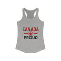 Canada Proud Women's Racerback Tank - Comfortable Summer Apparel - OneLoveCanada