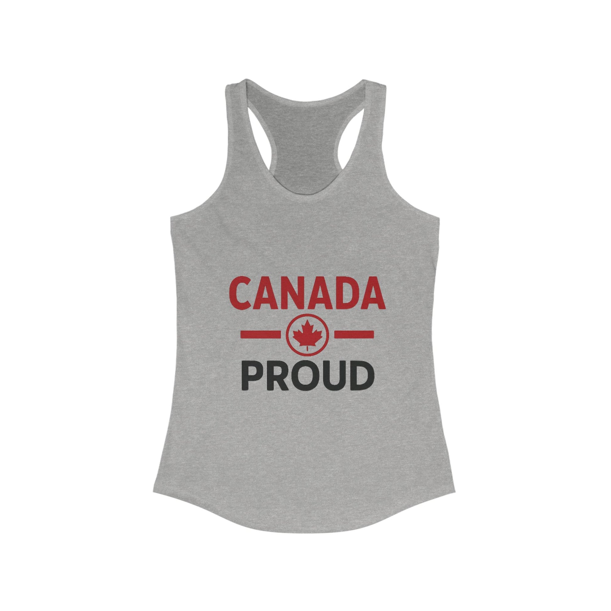 Canada Proud Women's Racerback Tank - Comfortable Summer Apparel - OneLoveCanada