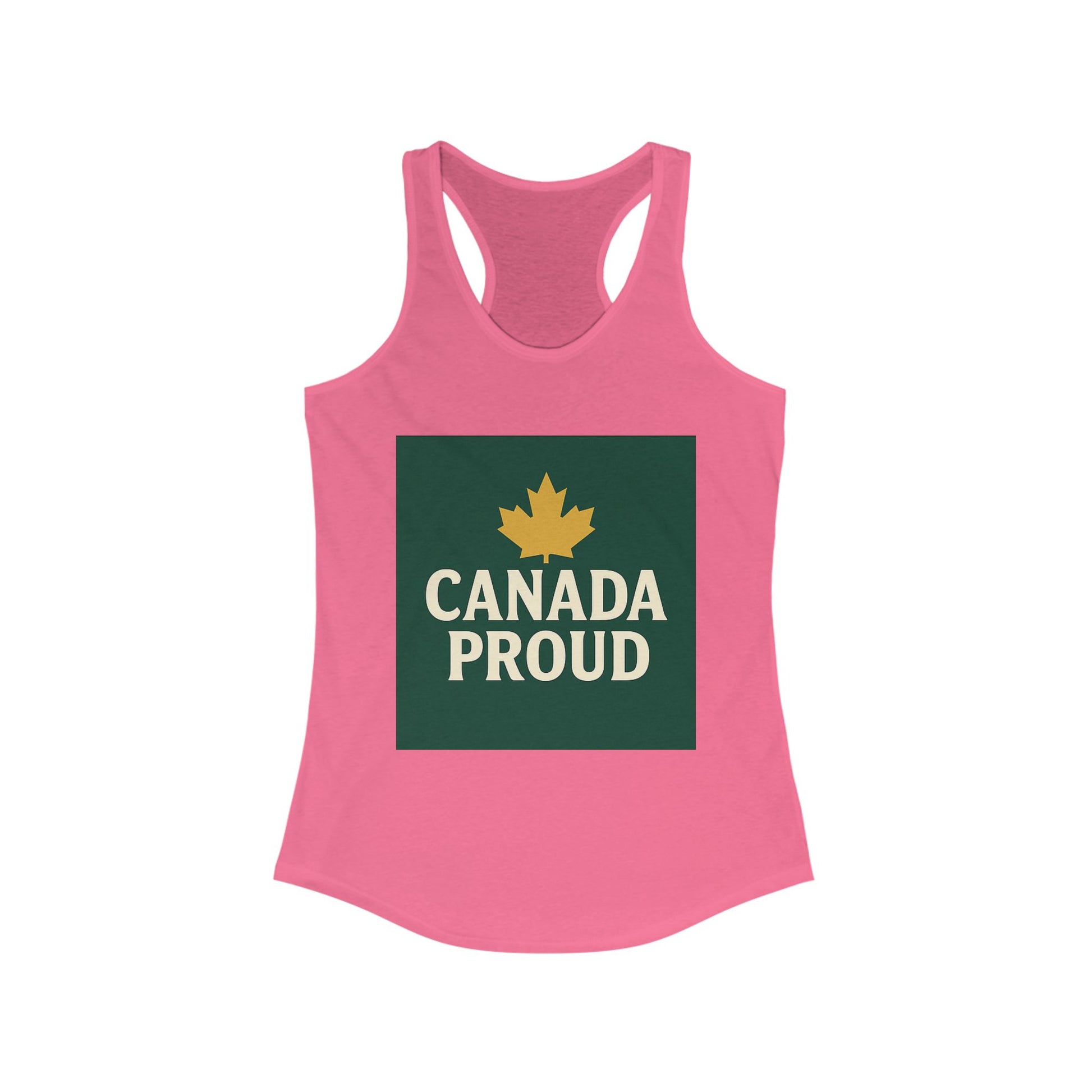 Canada Proud Women's Racerback Tank - Comfortable Summer Apparel - OneLoveCanada