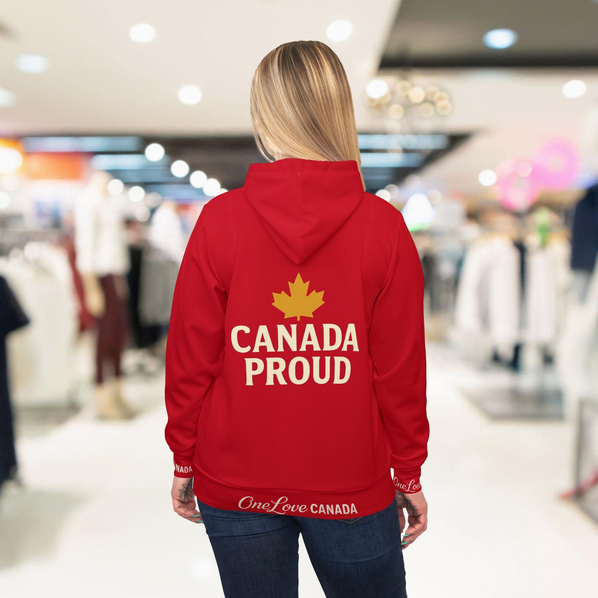Canada Proud Athletic Hoodie - One Love Canada - OneLoveCanada