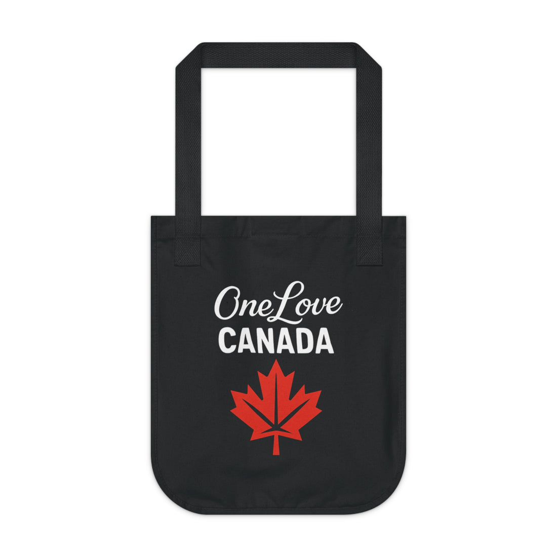 Organic Canvas Tote Bag - One Love Canada - OneLoveCanada