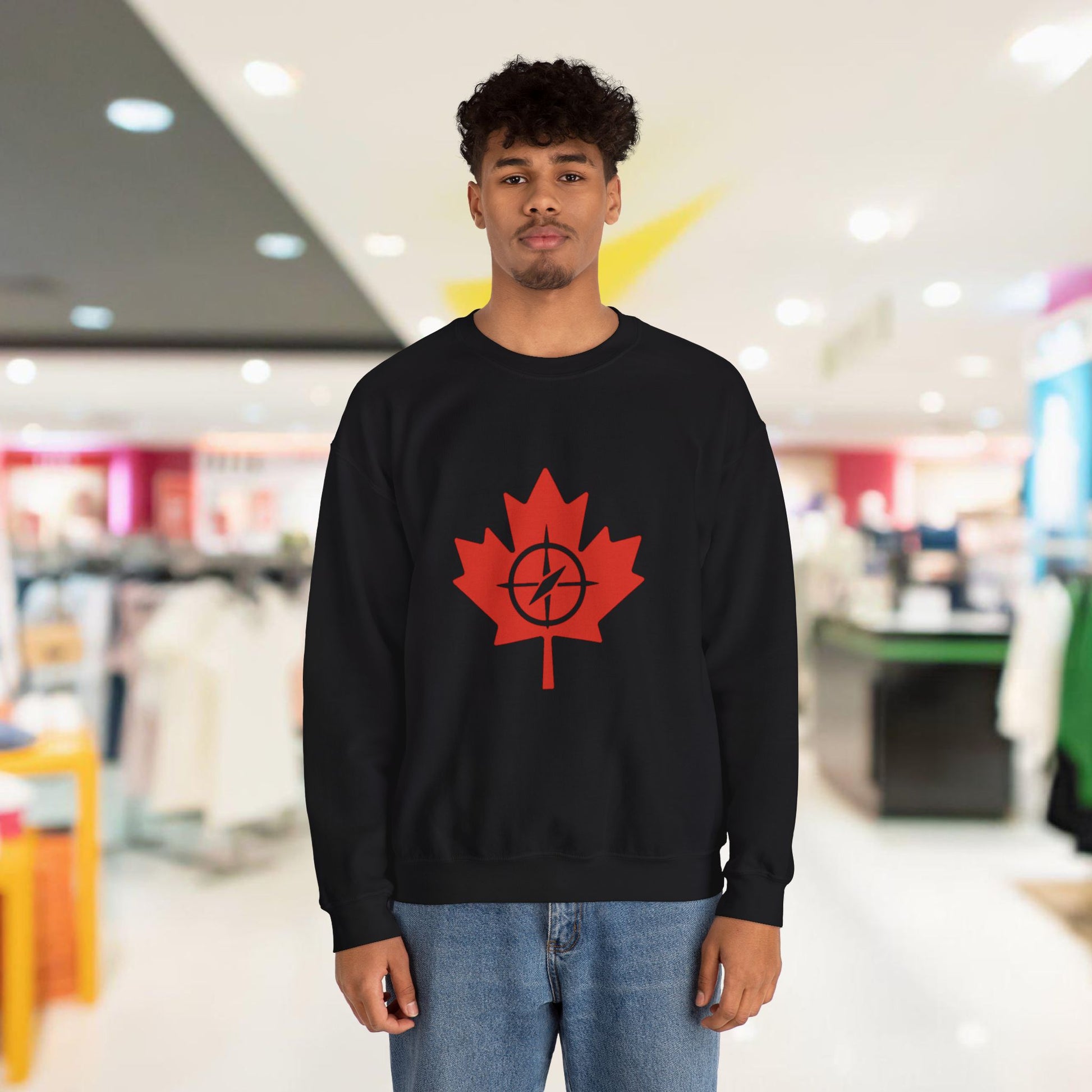 Canada Maple Leaf Sweatshirt | Cozy Unisex Crewneck - OneLoveCanada