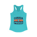 Canada Proud Women's Racerback Tank - Comfortable Summer Apparel - OneLoveCanada