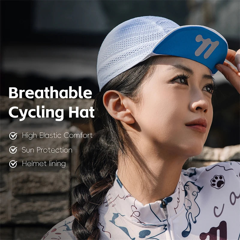 WEST BIKING Cycling Caps Summer Road Bike Caps Bicycle Hats Men and Women Bike Headwear Bike Headwear Outdoor Sports Caps Racing
