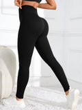 High Waisted Seamless Yoga Leggings, Ribbed Sportswear Tights, Fitness Apparel for Women, Gym and Casual Wear For Fall & Winter - OneLoveCanada