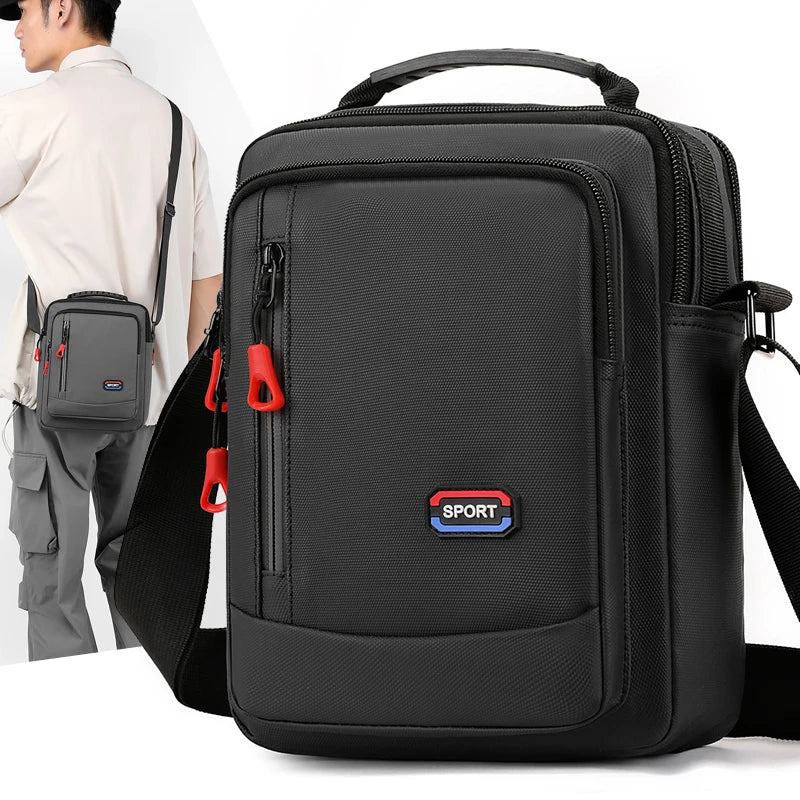 Men's Shoulder Bag 2024 New Casual Men's Bag Waterproof Outdoor Multi-Functional Crossbody Bag