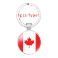 1/3/12PCS Canadian National Flag Keychains, Canada Souvenirs, Decorative Hanging Key Chain Flag Key Ring For Friends Family - OneLoveCanada
