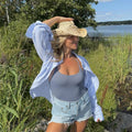 Cowboy Hat Woman Western Cowgirl Caps Women Cow Girl  Things Chapeau Femme Hats Accessories Vacation Compilation Straw Hat - OneLoveCanada