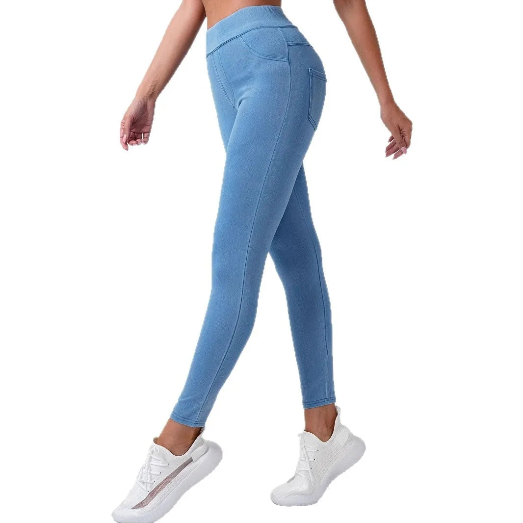 Leggings Women Long Pants Bodycon Pencil Pant Club Sexy Slim High Waist Casual Jogger High Waist Trousers Zipper Streetwear - OneLoveCanada