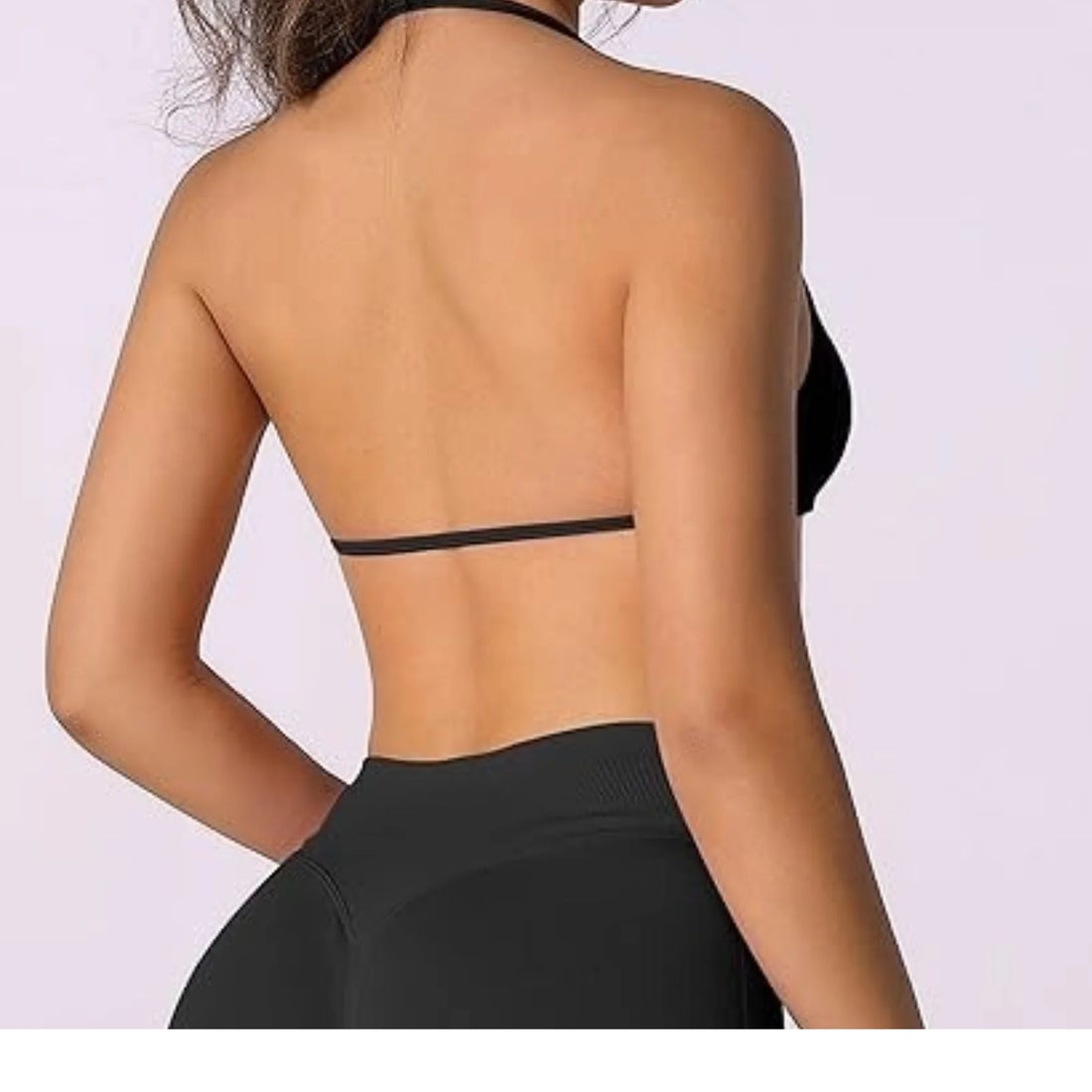 Summer Women Sports Bra with Logo Sexy Exposed Suspender Chest Cushion Suspender Gym Sports Yoga Suspender Bra