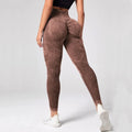2023 Women Leggings Washing Yoga pants Bubble Butt Push Up Fitness Legging High Waist Scrunch Tight Mujer Gym Seamless Legging - OneLoveCanada