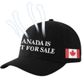 Canada Not For Sale Baseball Cap Adjustable Red Hat with Maple Leaf Embroidery for Outdoor Activities & Casual Wear Snapback Cap - OneLoveCanada
