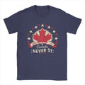 Men's Elbows Up Canada Never 51st State T Shirt  Cotton Tops Hipster Short Sleeve Round Neck Tees Plus Size T-Shirts - OneLoveCanada