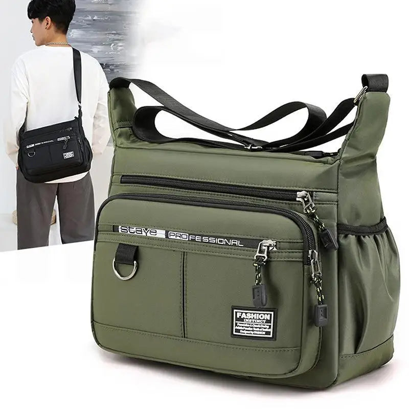 2023 Men's Messenger Bag Crossbody Shoulder Bags Men Small Sling Pack For Work Business Waterproof Oxford Packs Satchel Purse