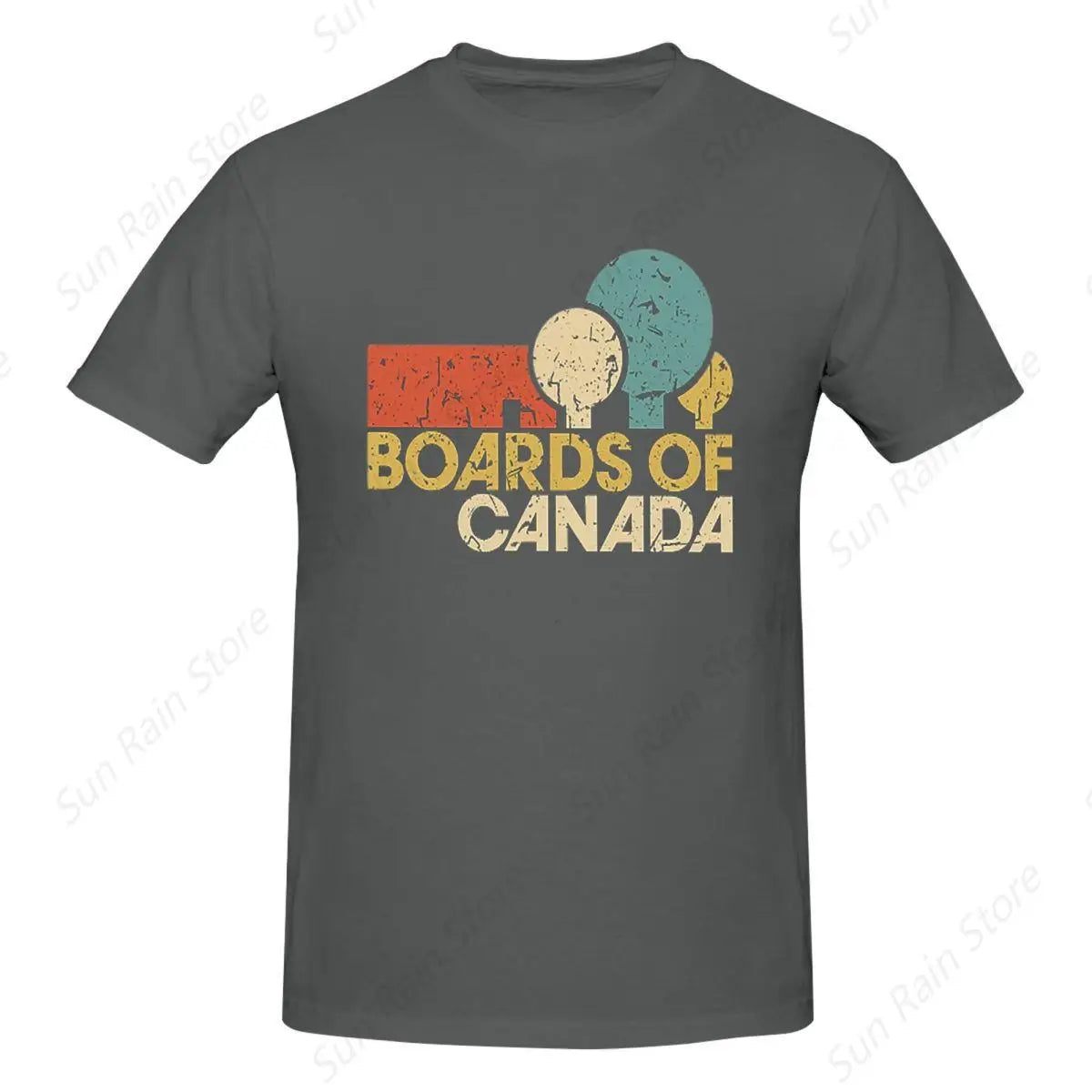 BOARDS OF CANADA In Cramped Quarters T-Shirt for Men Cotton Oversized T Shirts Men's Short Sleeve O-Neck Summer Clothes Tops - OneLoveCanada