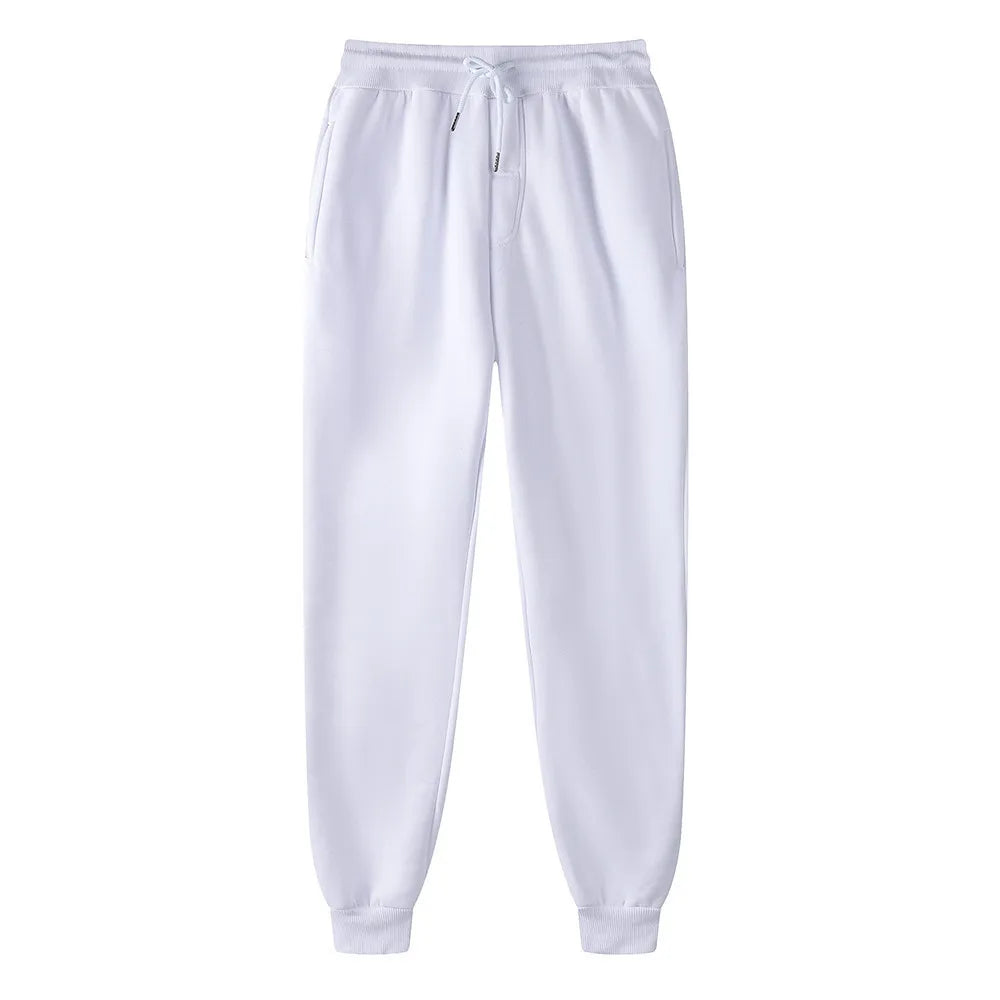 Men's Fleece Pants Sweatpants Joggers Winter Pants Trousers Side Pockets Elastic Waist Fleece Comfort Warm Daily Casual Unisex