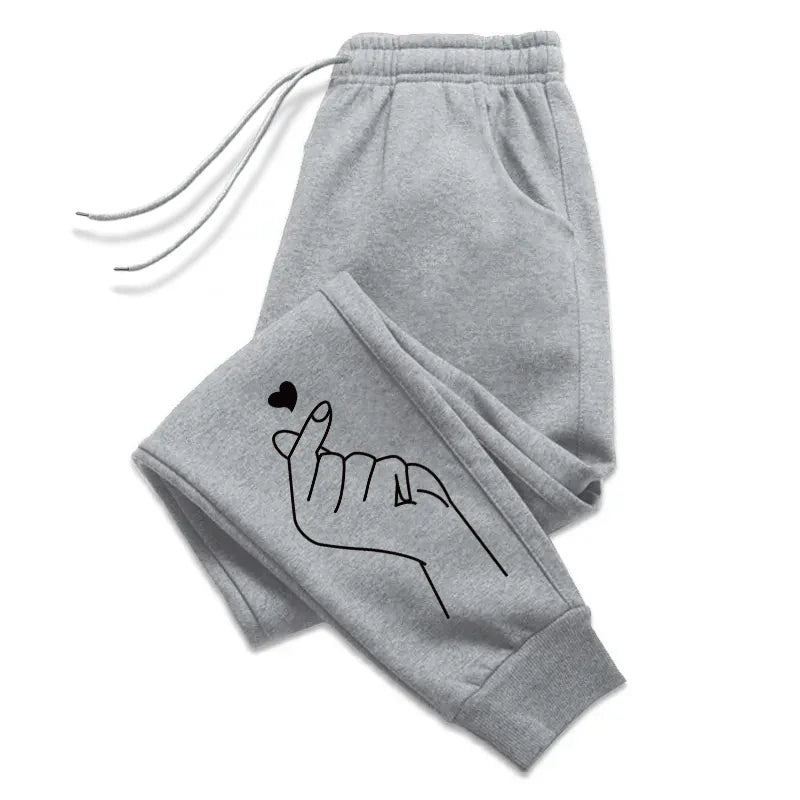 Womens Sweatpants Trend Print Pants Sports Daily Casual Tracksuit Trousers Fitness Jogging Woman Pants Daily Versatile Trousers