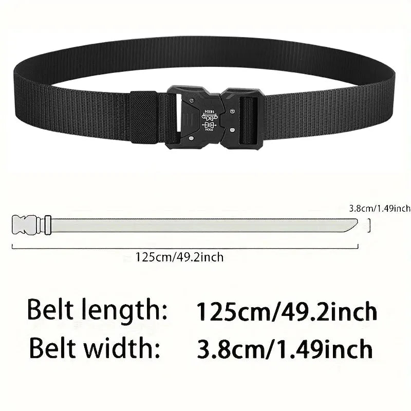 Men's Belt Outdoor Multi Function Belt High Quality Canvas For Nylon Male Luxury Belts Women's Sports Jeans Belt Neutral Belts