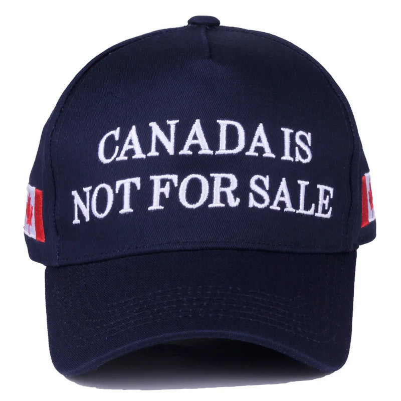 Canada Not For Sale Baseball Cap Adjustable Red Hat With Maple Leaf Embroidery For Outdoor Activities And Casual Wear - OneLoveCanada