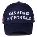 Canada Not For Sale Baseball Cap Adjustable Red Hat With Maple Leaf Embroidery For Outdoor Activities And Casual Wear - OneLoveCanada