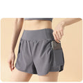 Yoga Shorts For Women Summer Fitness Shorts Biker Workout Running Sports Shorts Female Breathable Sportwear With Pocket - OneLoveCanada