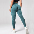 2023 Women Leggings Washing Yoga pants Bubble Butt Push Up Fitness Legging High Waist Scrunch Tight Mujer Gym Seamless Legging - OneLoveCanada
