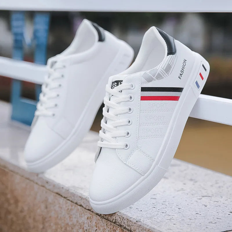 Spring new shoes men's Korean version trendy fashion white shoes versatile casual sports shoes