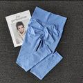 Seamless Sport Yoga  High Waist Pants Leggings Sport See Through Yoga Gym Running Quick Dry Pants Scrunch Butt Pants - OneLoveCanada