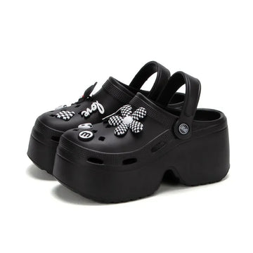Platform Garden Shoes Women Soft Sole Slippers Summer Sandals Orginal Non Slip Slides High Quality Beach Bedroom Woman Fashion