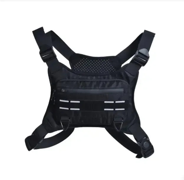 Sports Chest Bag Water Resistant Lightweight Front Chest Pack Running Vest Bag With Built-In Phone Holder Extra Storage 가방 bolsa