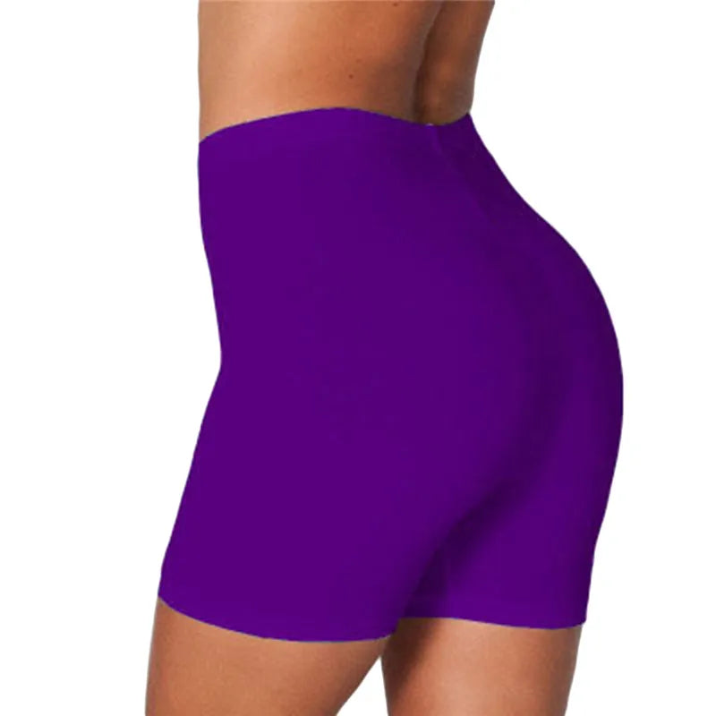 High Waist Push Up Fitness Leggings Crop Wide Waistband Cycling Short Leggings Workout Jogging For Women Training Leggings - OneLoveCanada