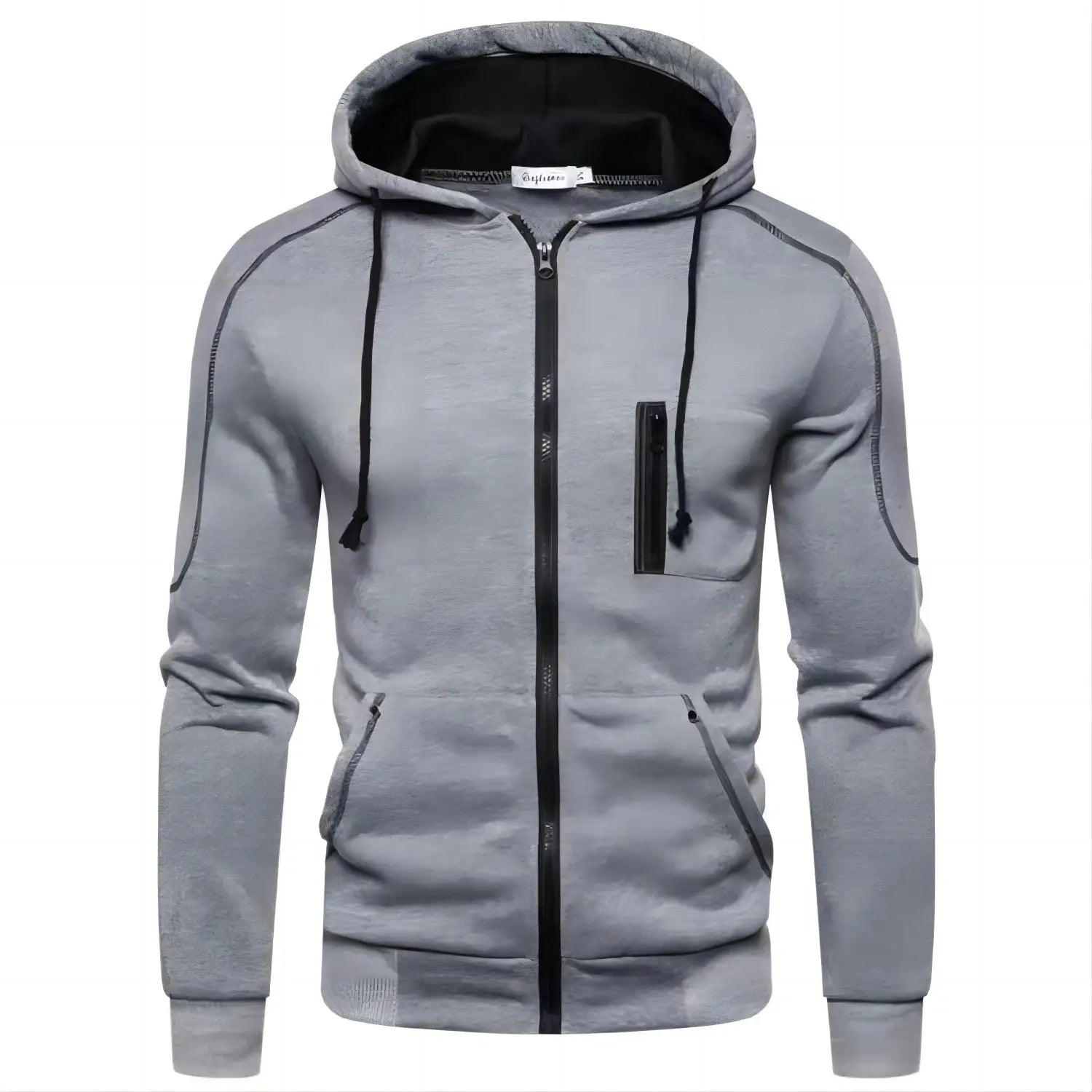 2025 New Autumn Men Sweatshirts Long Sleeve Jacket Hoodie Zipper Closure Jacket Male Hoodies Sweatshirt Slim Fit Male Clothing