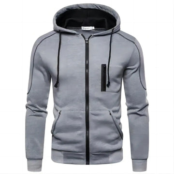 2025 New Autumn Men Sweatshirts Long Sleeve Jacket Hoodie Zipper Closure Jacket Male Hoodies Sweatshirt Slim Fit Male Clothing