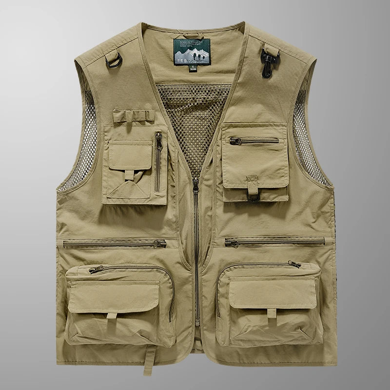 2024 New Spring, Autumn, and Summer Versatile Items in Stock, Fashionable and Trendy Wearing Vests,  Men's Wear, Shopping an